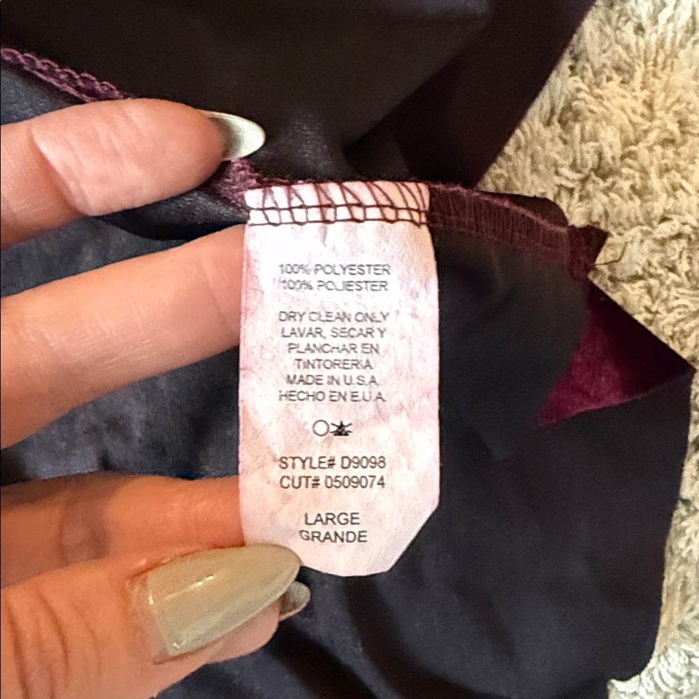 Karlie Free People Dress Sz Large Velvet Pink Purple Cocktail Dress / strapless - Picture 5 of 8